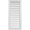 Ekena Millwork Vertical Surface Mount PVC Gable Vent w/ 2"W x 2"H , Brickmould Sill Frame, 16"W x 36"H GVPVE16X3603SN - alternate 1